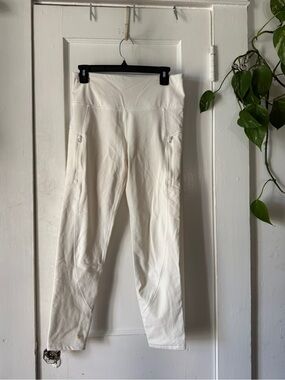 Women’s High-Waist White Active Leggings Layer 8 size M